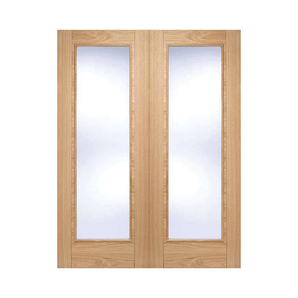 LPD Vancouver Pattern 10 Fully Finished Rebated French Pair Door OPRSVANGL