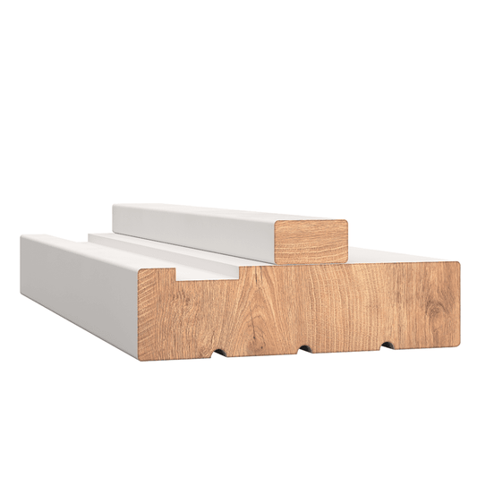 LPD White Primed Fire Door Lining Set With Loose Stop FD30 DLWP32