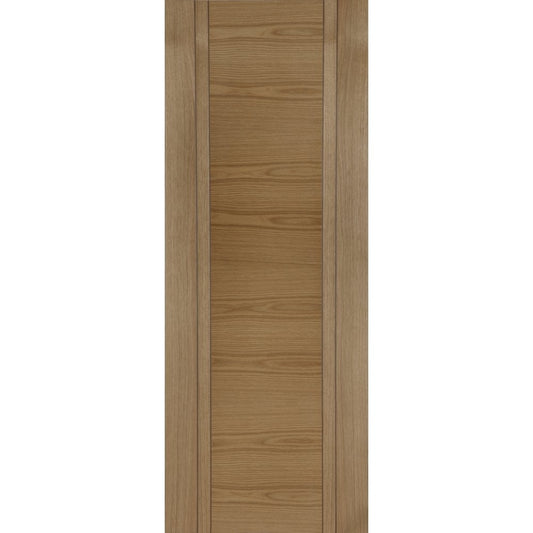 Mendes Capri Internal Oak Fully Finished Grooved Flush Fire Door DFOAUCAPF