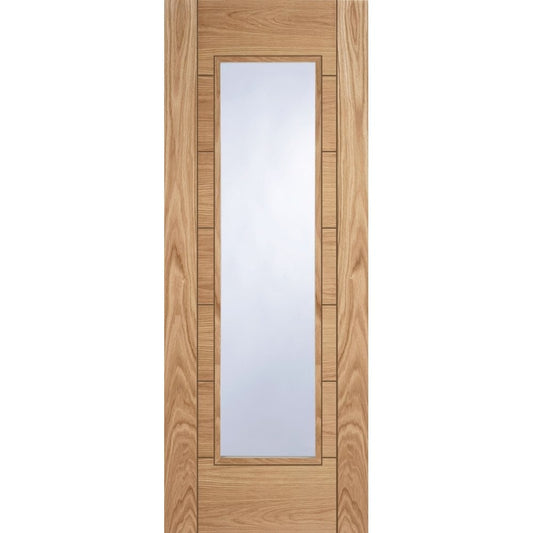 Mendes Corsica Internal Oak Fully Finished Glazed Door DFOAUCOR1L