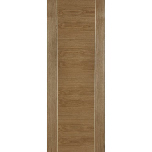 Mendes Mirage Internal Oak Fully Finished Grooved Flush Door DFOAUMIR