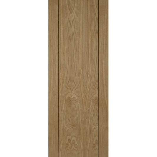 Mendes Vision Internal Oak Fully Finished Grooved Flush Fire Door DFOAUVISF