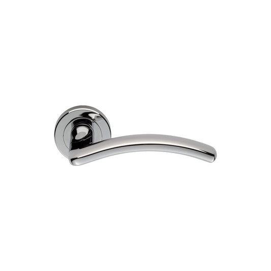 Polished Chrome Design Lever on Rose Handle SZM380CP