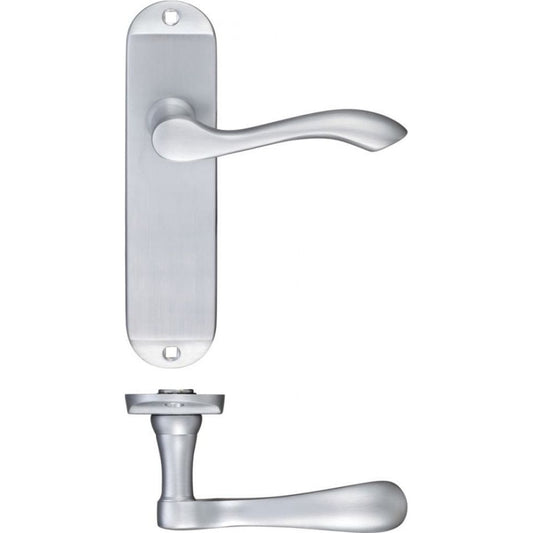 Zoo Hardware Arundel Lever Latch Short Plate 175 x 42mm FB022SC