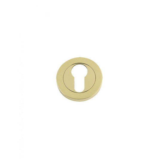 Zoo Hardware Euro Profile Escutcheon Polished Brass 50 x 8mm FB001PB