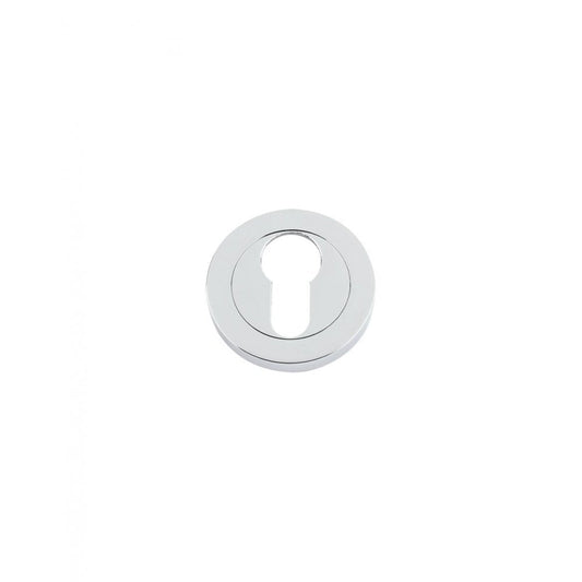 Zoo Hardware Euro Profile Escutcheon Polished Chrome 50 x 8mm FB001CP