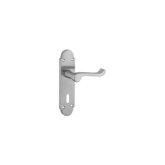 Zoo Hardware Oxford Lever Lock (57mm c/c) Furniture 170 x 42mm FB011SC