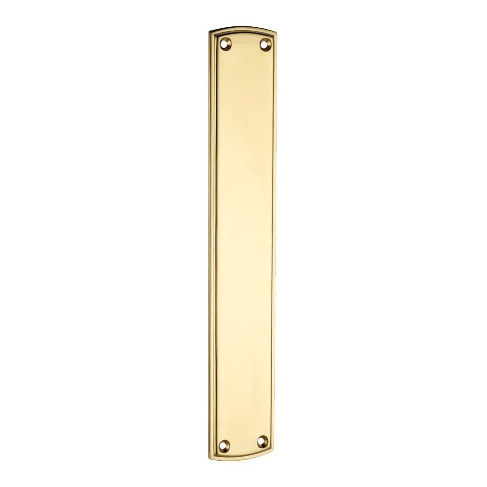 Zoo Hardware Polished Brass Finger Plate 64 x 382mm FB107
