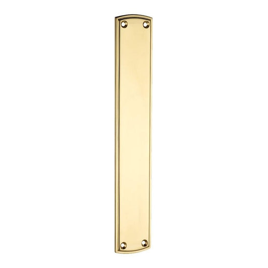 Zoo Hardware Polished Brass Finger Plate 64 x 382mm FB107