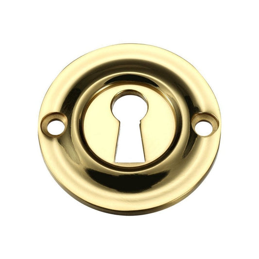 Zoo Hardware Polished Brass Std. Key Profile Escutcheon FB18