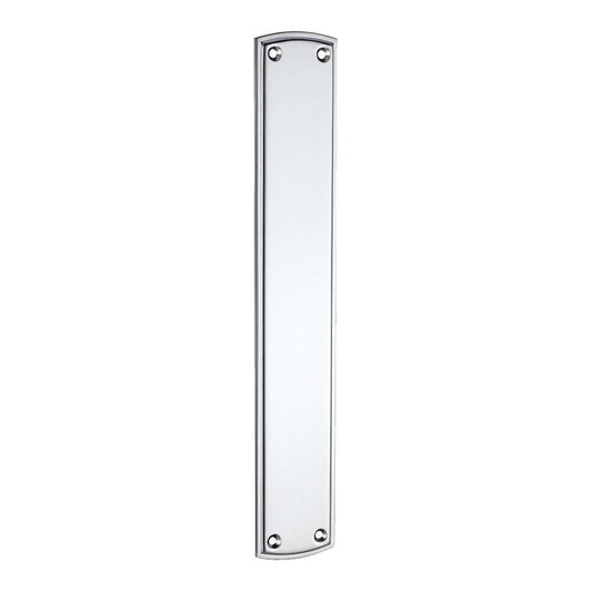 Zoo Hardware Polished Chrome Finger Plate 64 x 382mm FB107CP