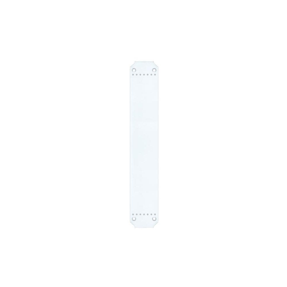 Zoo Hardware Polished Chrome Finger Plate for FB114 370 x 64mm FB115CP