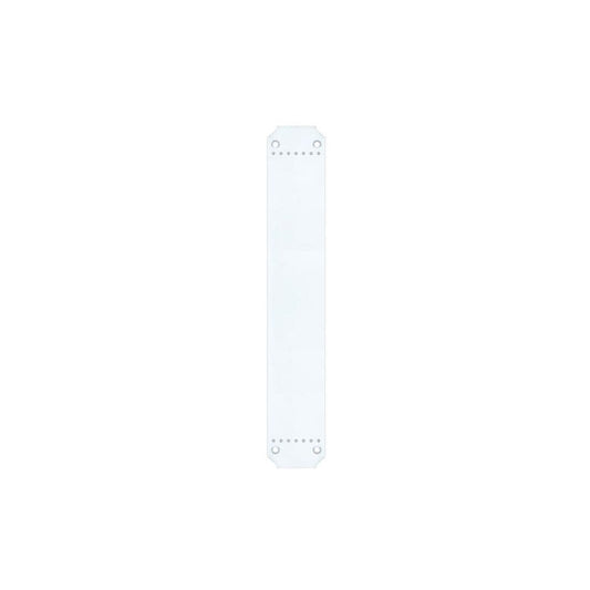 Zoo Hardware Polished Chrome Finger Plate for FB114 370 x 64mm FB115CP