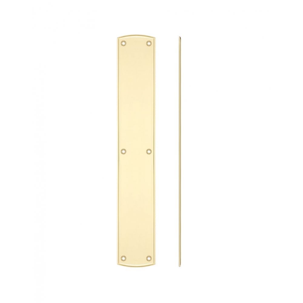 Zoo Hardware Polished Chrome Large Finger Plate for FB118 457 x 76mm FB119