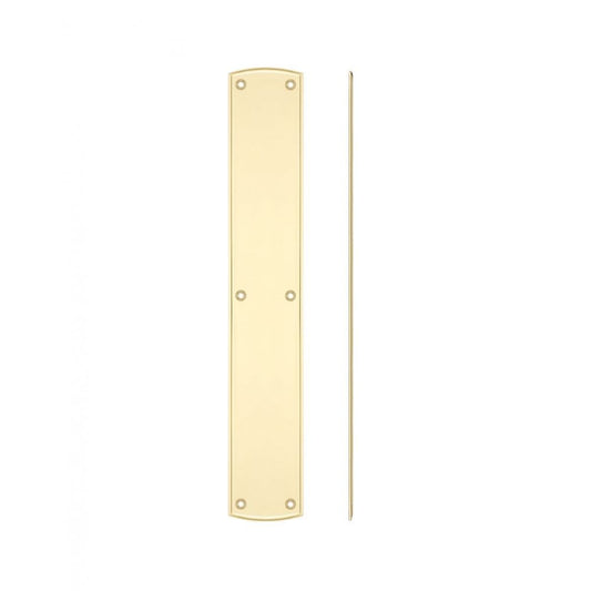 Zoo Hardware Polished Chrome Large Finger Plate for FB118 457 x 76mm FB119