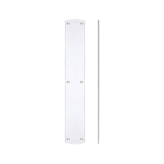 Zoo Hardware Polished Chrome Large Finger Plate for FB118CP 457 x 76mm FB119CP