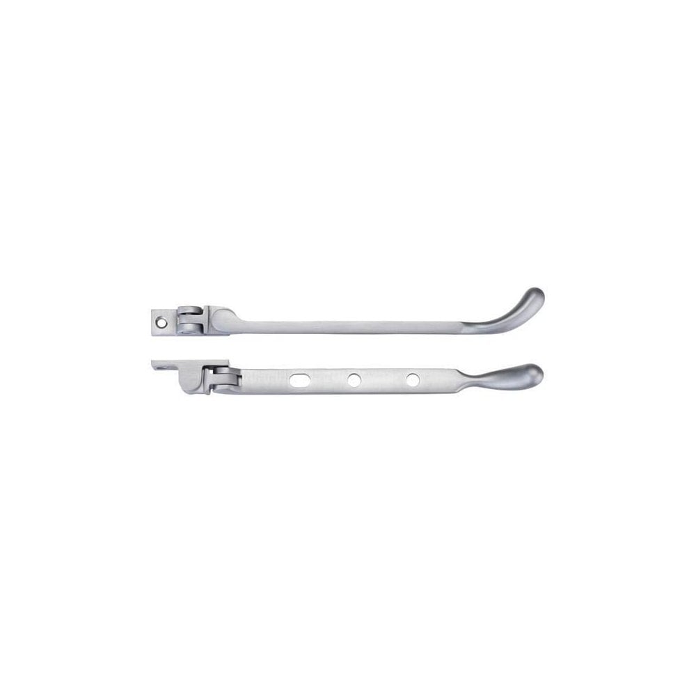 Zoo Hardware Polished Satin Chrome Bulb End Casement Stay 8" FB100SC