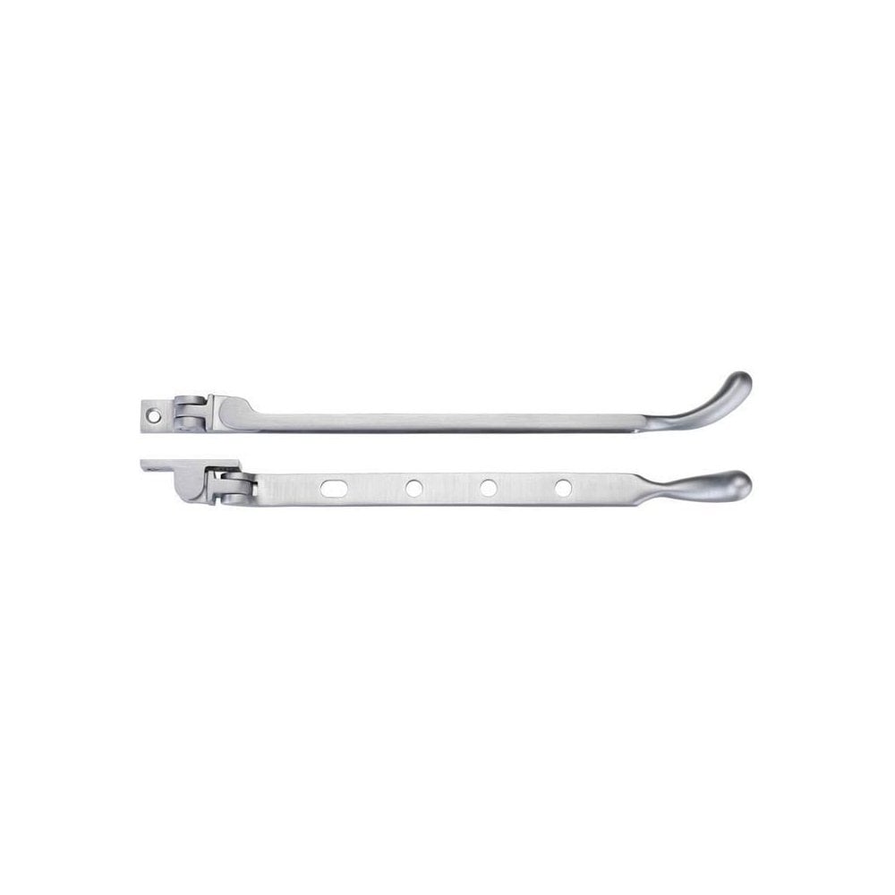 Zoo Hardware Satin Chrome Bulb End Casement Stay 10" FB101SC