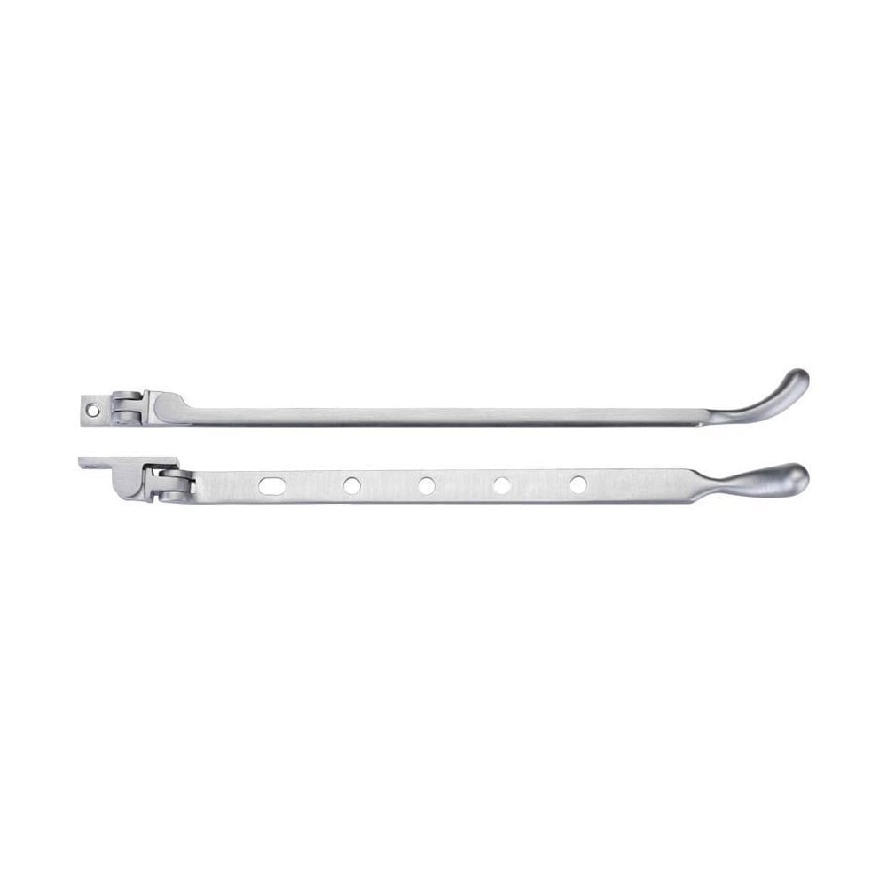 Zoo Hardware Satin Chrome Bulb End Casement Stay 12" FB102SC