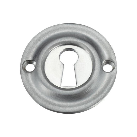 Zoo Hardware Satin Chrome Std. Key Profile Escutcheon FB18SC