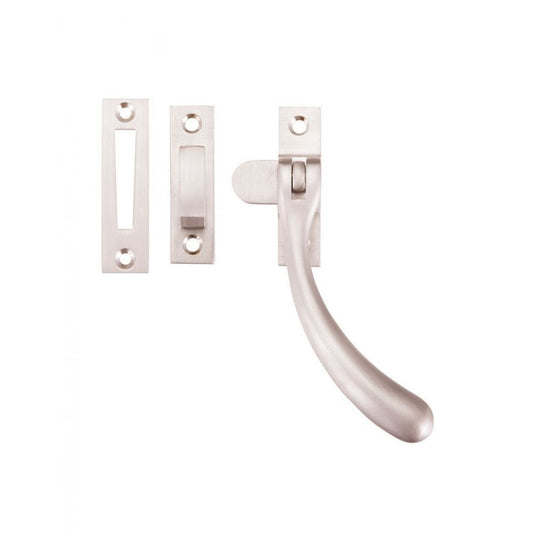 Zoo Hardware Satin Nickel Bulb End Casement Fastener - Offset Version FB104PVDSN