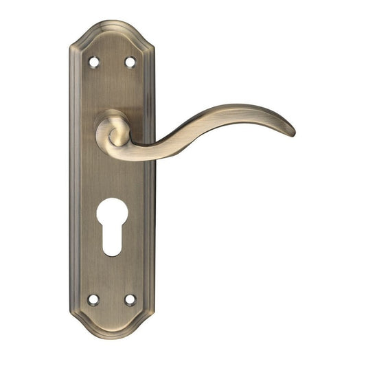 Zoo Hardware Winchester Florentine Bronze Lever Euro Lock 180 x 48 x 47.5mm(c/c) FB051EPFB